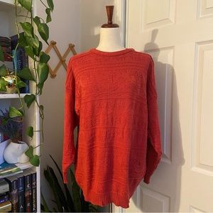 VINTAGE Miss Etam Red Oversized Sweater